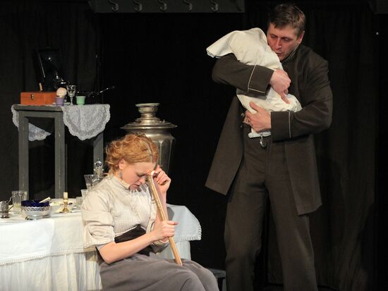 "Three Sisters" show directed by Lev Erenburg