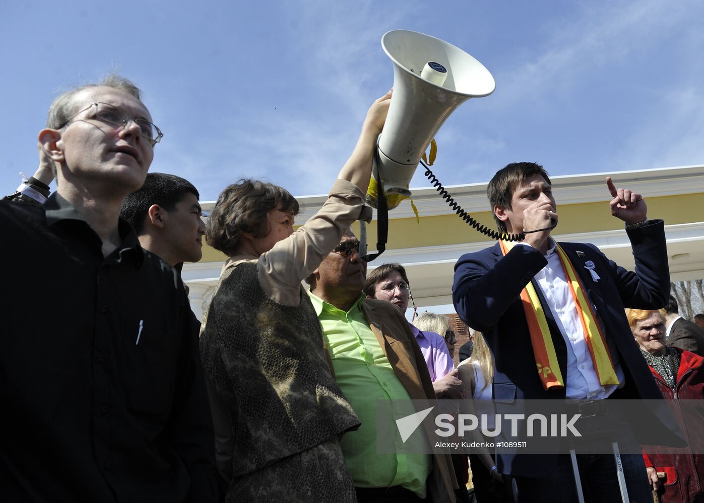 Unauthorized rally in Astrakhan