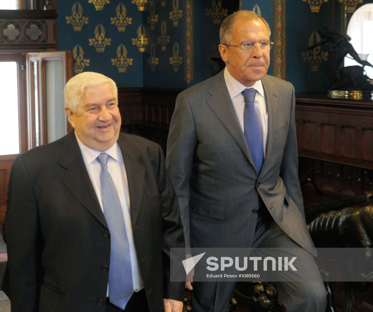 Russian, Syrian Foreign Ministers meet