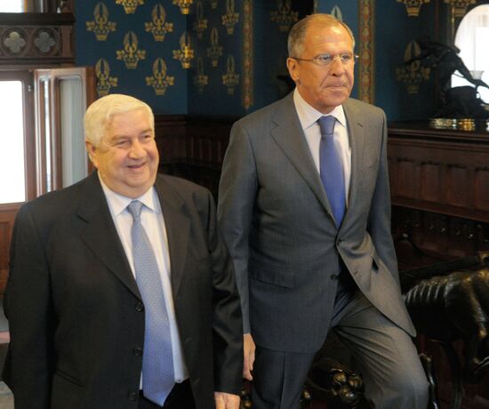 Russian, Syrian Foreign Ministers meet
