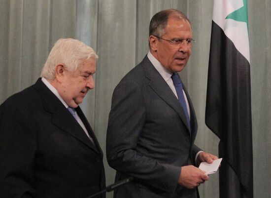 Russian, Syrian Foreign Ministers meet