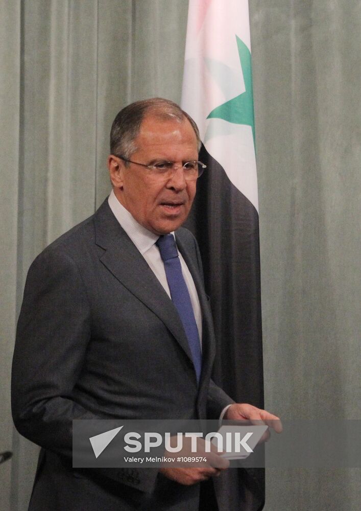 Russian, Syrian Foreign Ministers meet