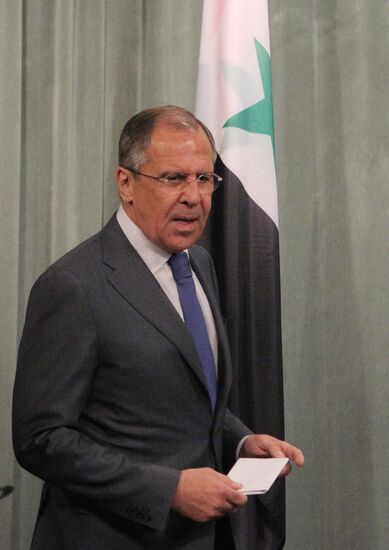 Russian, Syrian Foreign Ministers meet