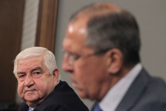 Russian, Syrian Foreign Ministers meet