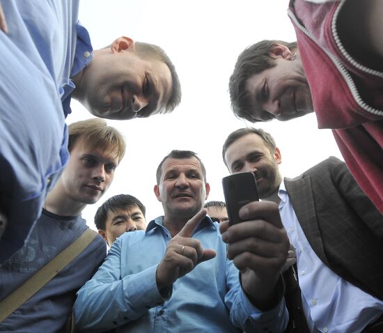 Opposition rally in support of Oleg Shein, Astrakhan