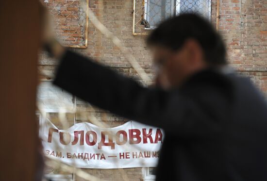 Protesting electoral fraud in Astrakhan