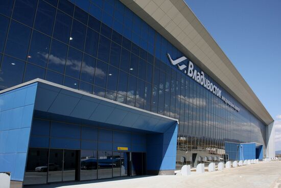 Construction of international terminal at Vladivostok Airport