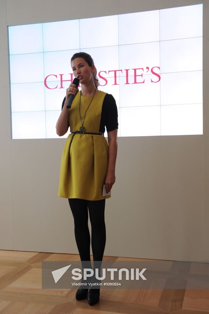 Exhibition to mark 15th anniversary of Christie’s in Russia