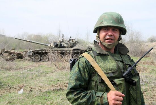 Mine clearance in Shali district of Chechnya