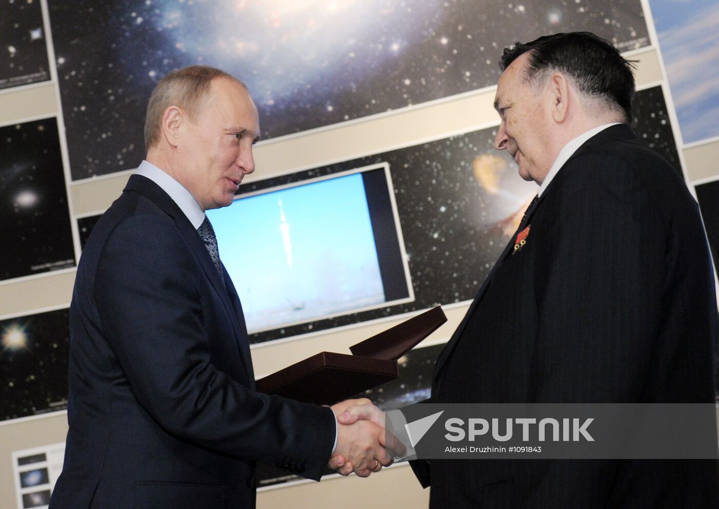 Prime Minister Vladimir Putin awards first cosmonauts