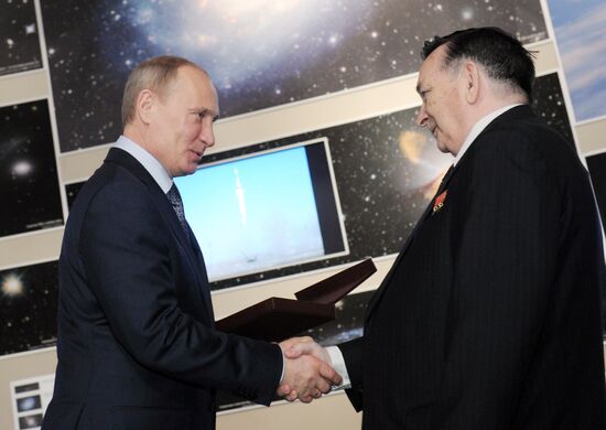 Prime Minister Vladimir Putin awards first cosmonauts