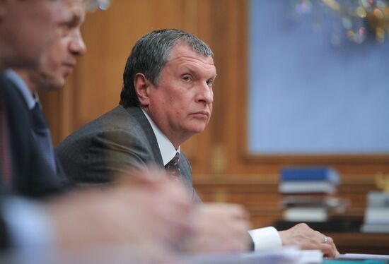 Russian Deputy Prime Minister Igor Sechin