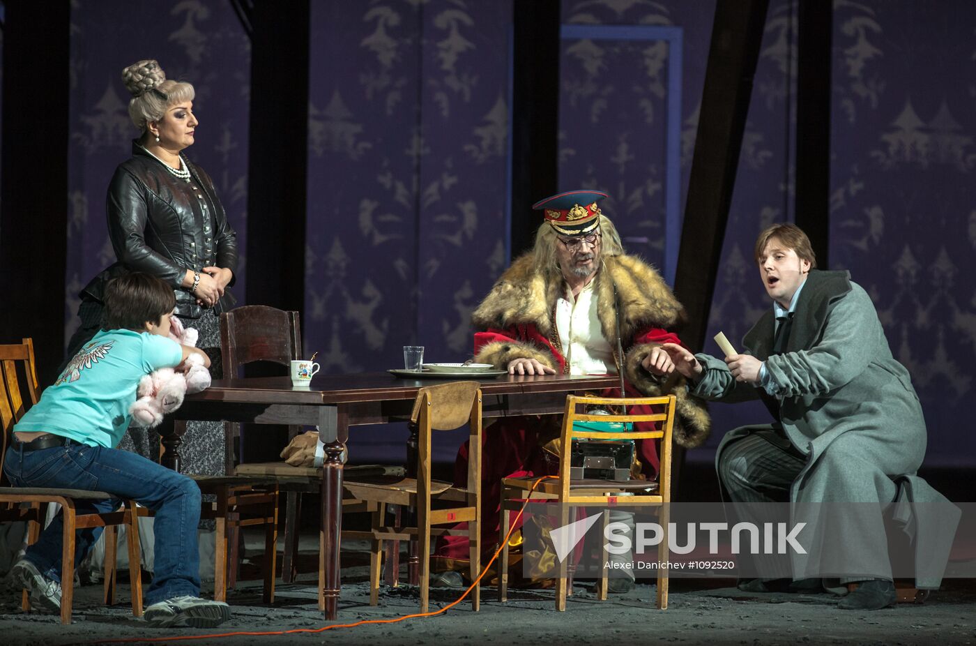 Dress rehearsal of Pelleas et Melisande opera
