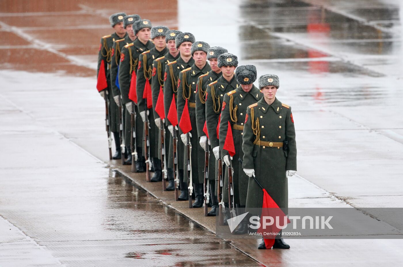 Rehearsal of Victory Day Parade in Alabino, Moscow Region