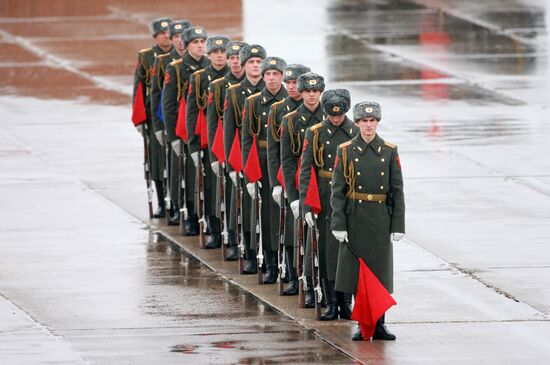 Rehearsal of Victory Day Parade in Alabino, Moscow Region