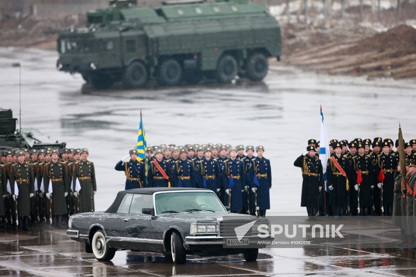 Rehearsal of Victory Day Parade in Alabino, Moscow Region