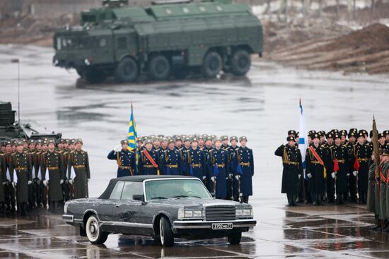 Rehearsal of Victory Day Parade in Alabino, Moscow Region