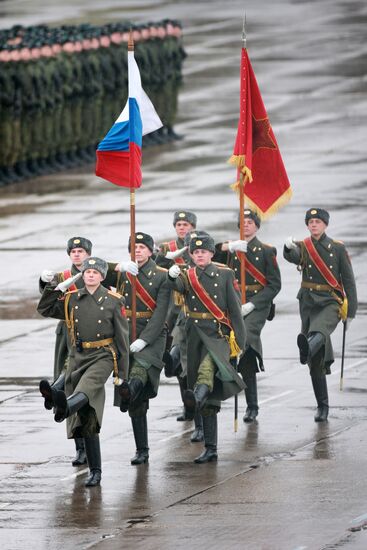 Rehearsal of Victory Day Parade in Alabino, Moscow Region