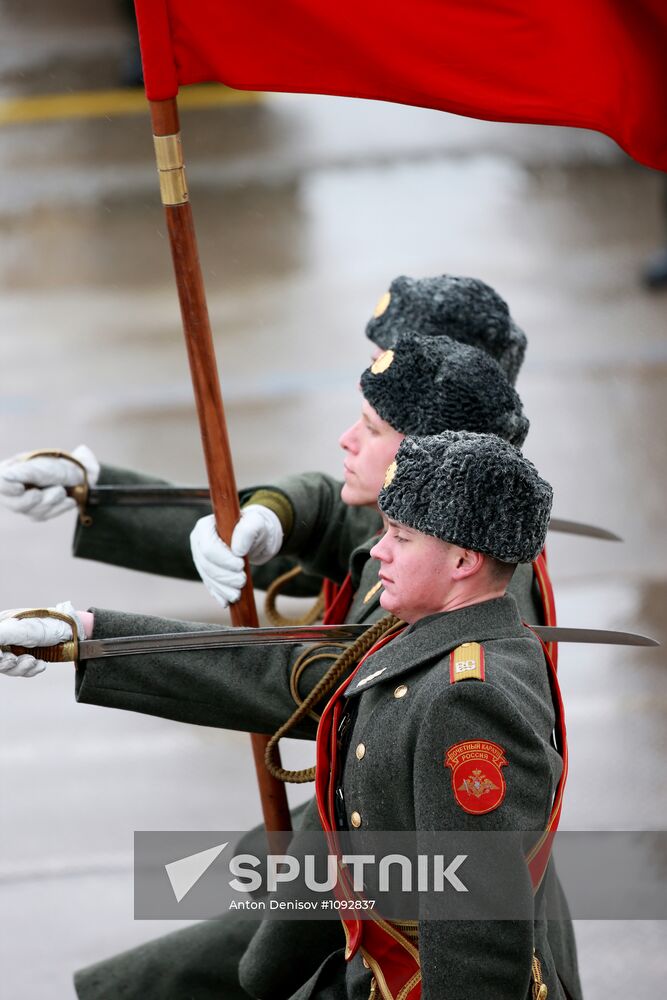 Rehearsal of Victory Day Parade in Alabino, Moscow Region