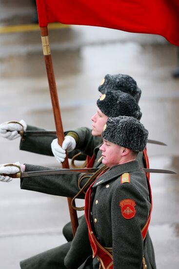 Rehearsal of Victory Day Parade in Alabino, Moscow Region