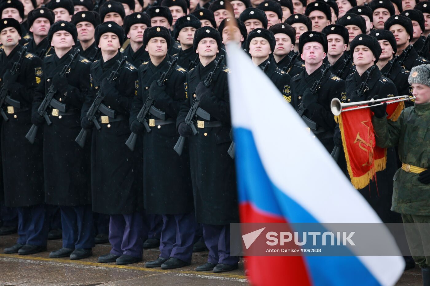 Rehearsal of Victory Day Parade in Alabino, Moscow Region