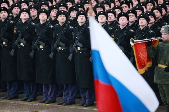Rehearsal of Victory Day Parade in Alabino, Moscow Region