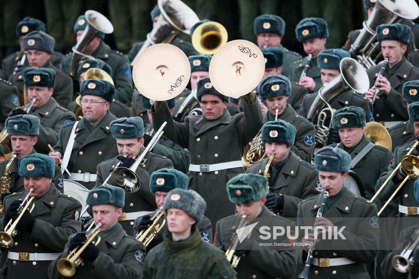Rehearsal of Victory Day Parade in Alabino, Moscow Region