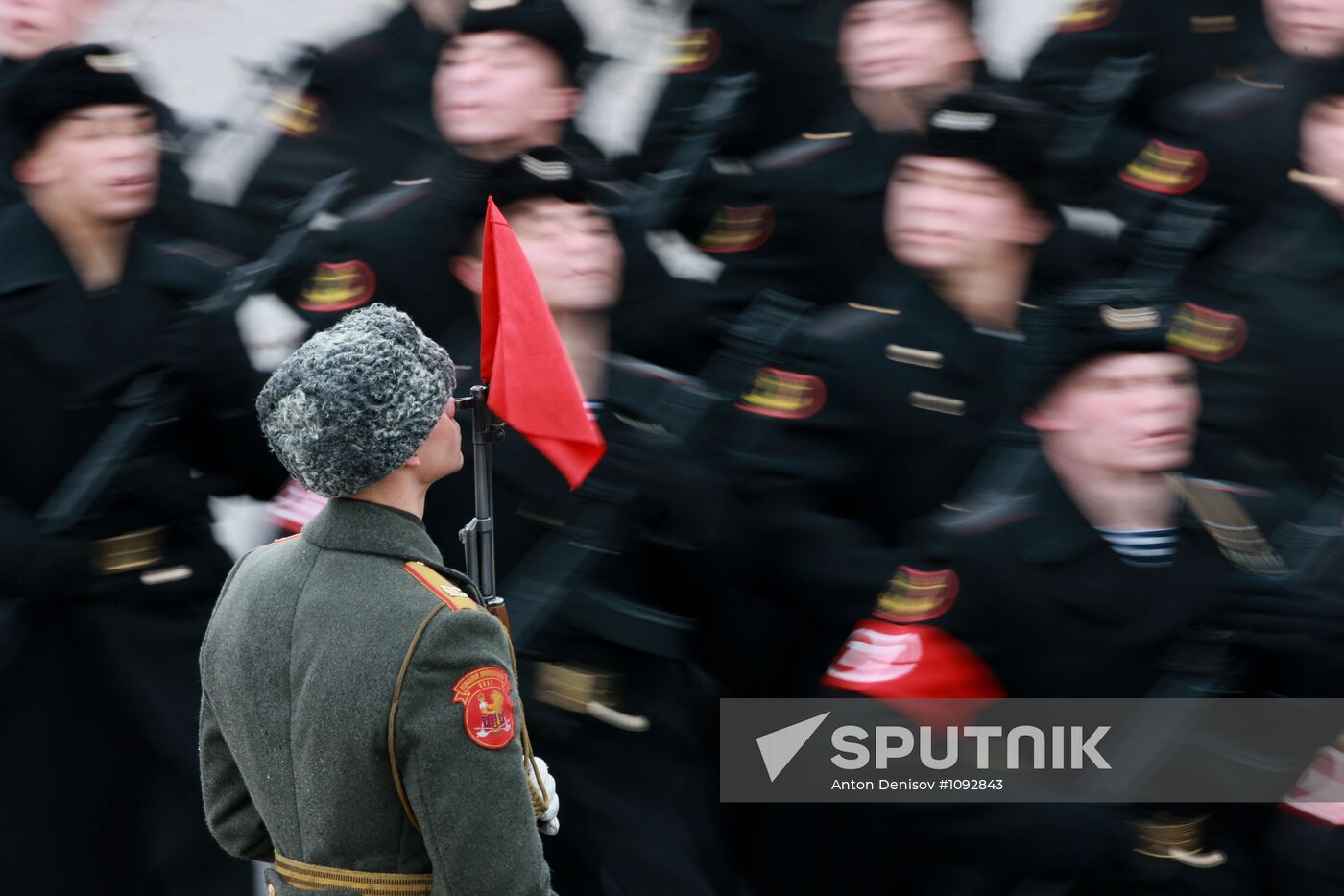 Rehearsal of Victory Day Parade in Alabino, Moscow Region