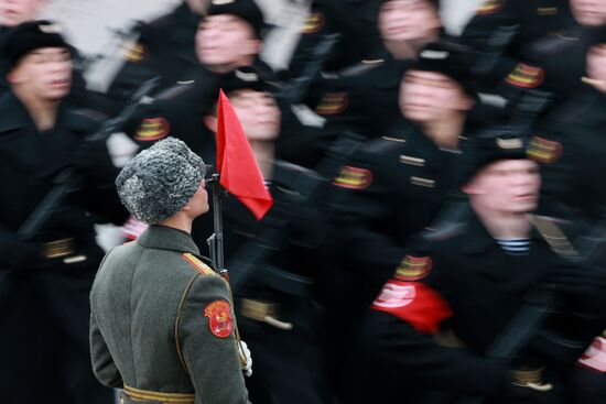 Rehearsal of Victory Day Parade in Alabino, Moscow Region