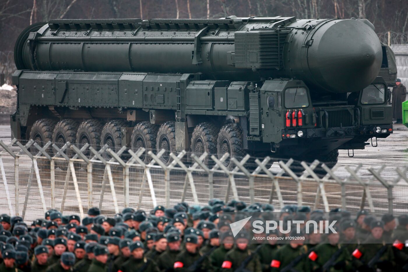 Rehearsal of Victory Day Parade in Alabino, Moscow Region