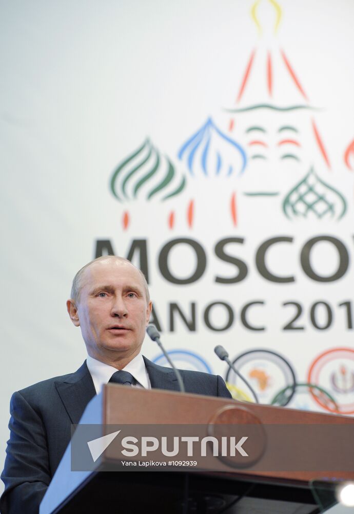 Vladimir Putin at XVIII ANOC General Assembly opening