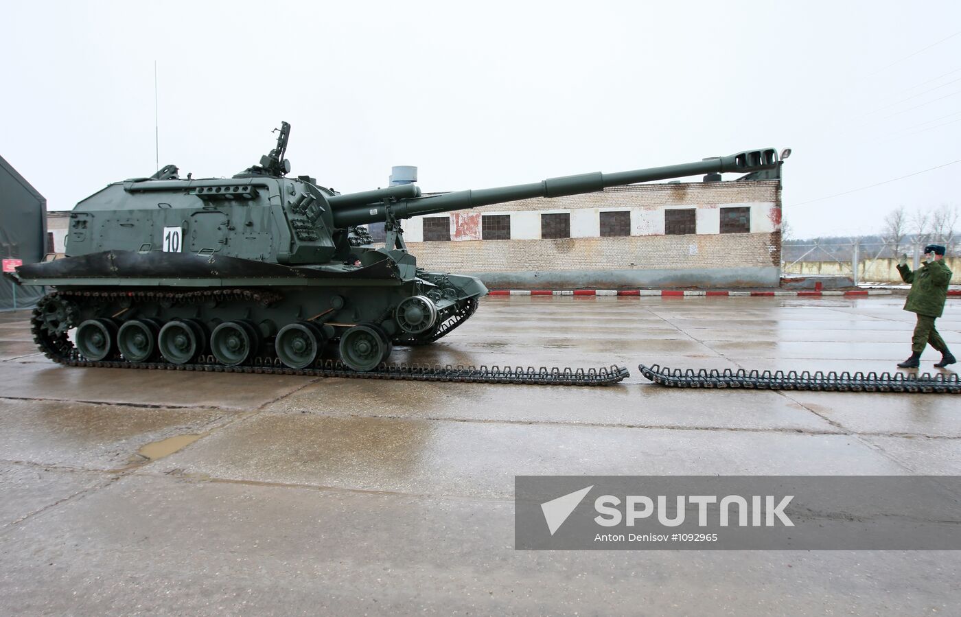 Preparations for Victory Day parade in Alabino