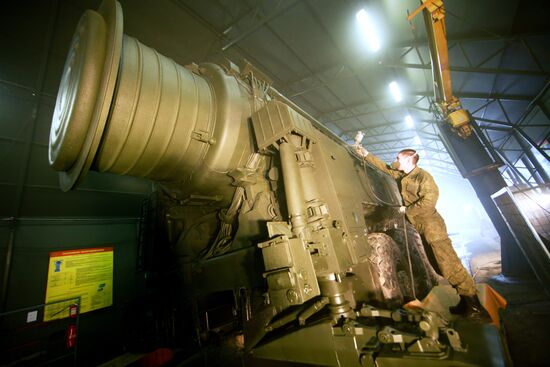 Preparations for Victory Day parade in Alabino