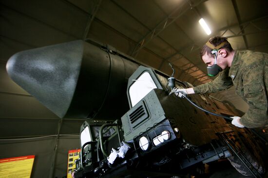 Preparations for Victory Day parade in Alabino