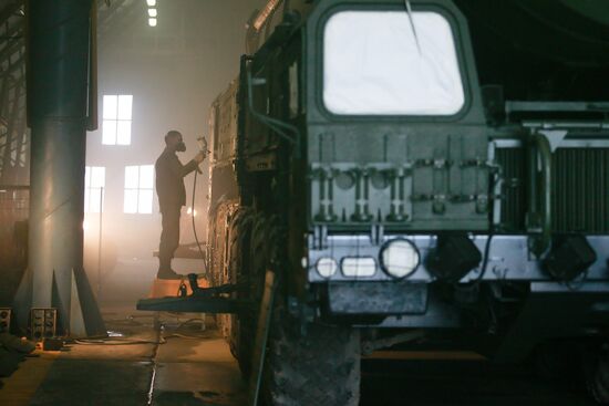 Preparing for Victory Day Parade on "Alabino" proving ground