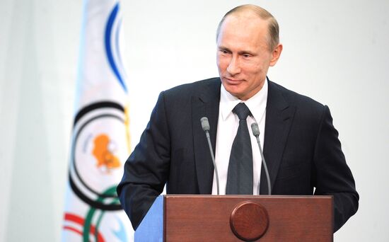 Vladimir Putin at XVIII ANOC General Assembly opening
