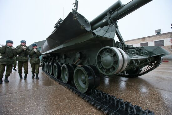 Preparations for Victory Day parade in Alabino