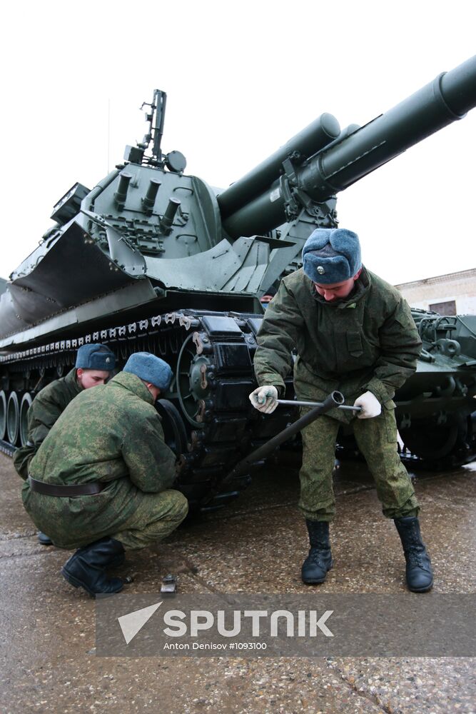 Preparations for Victory Day parade in Alabino