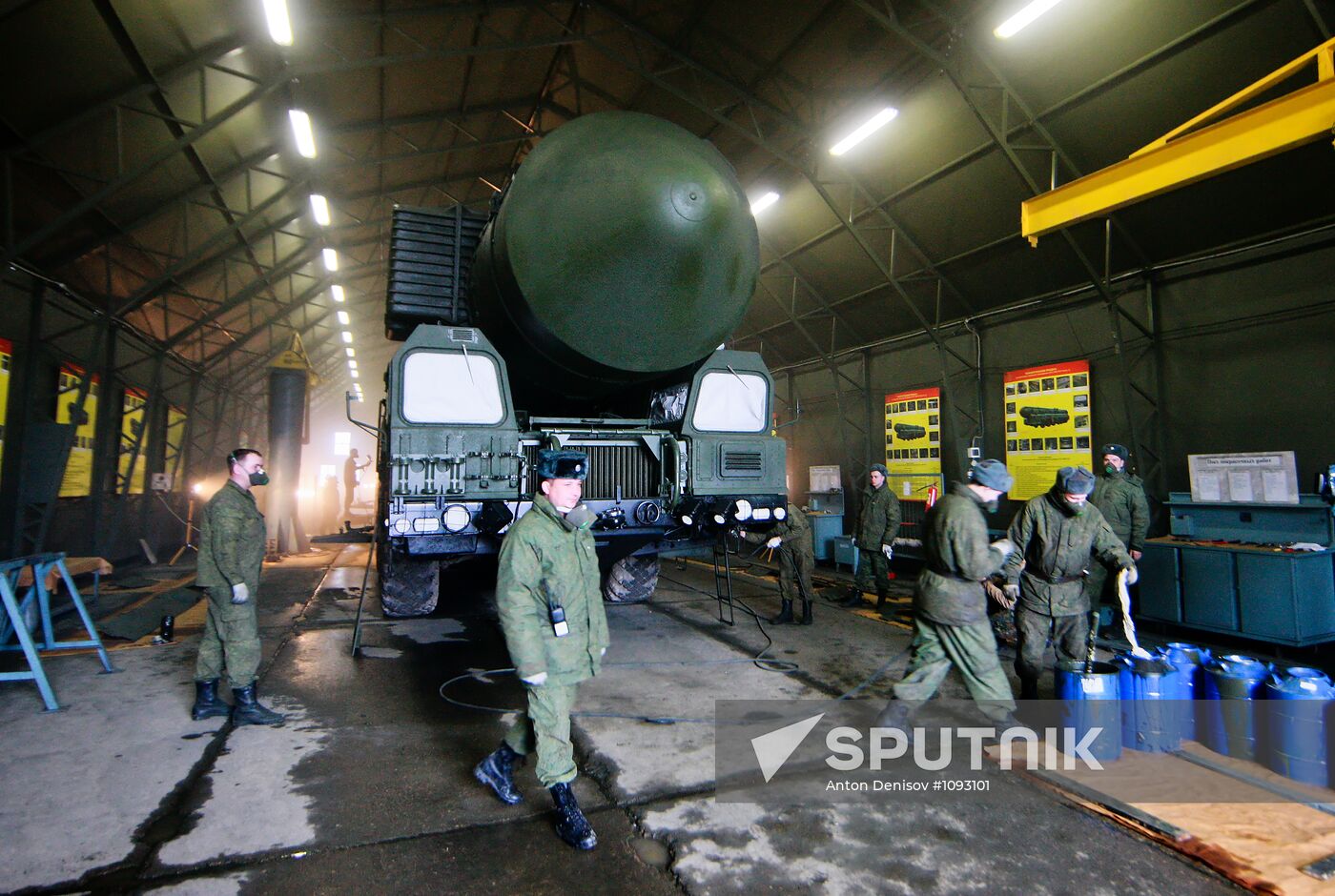 Preparations for Victory Day parade in Alabino
