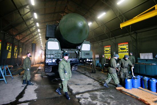 Preparations for Victory Day parade in Alabino