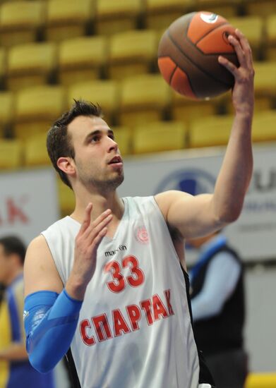 Basketball Teams prepare for "Final Four" in Khimki