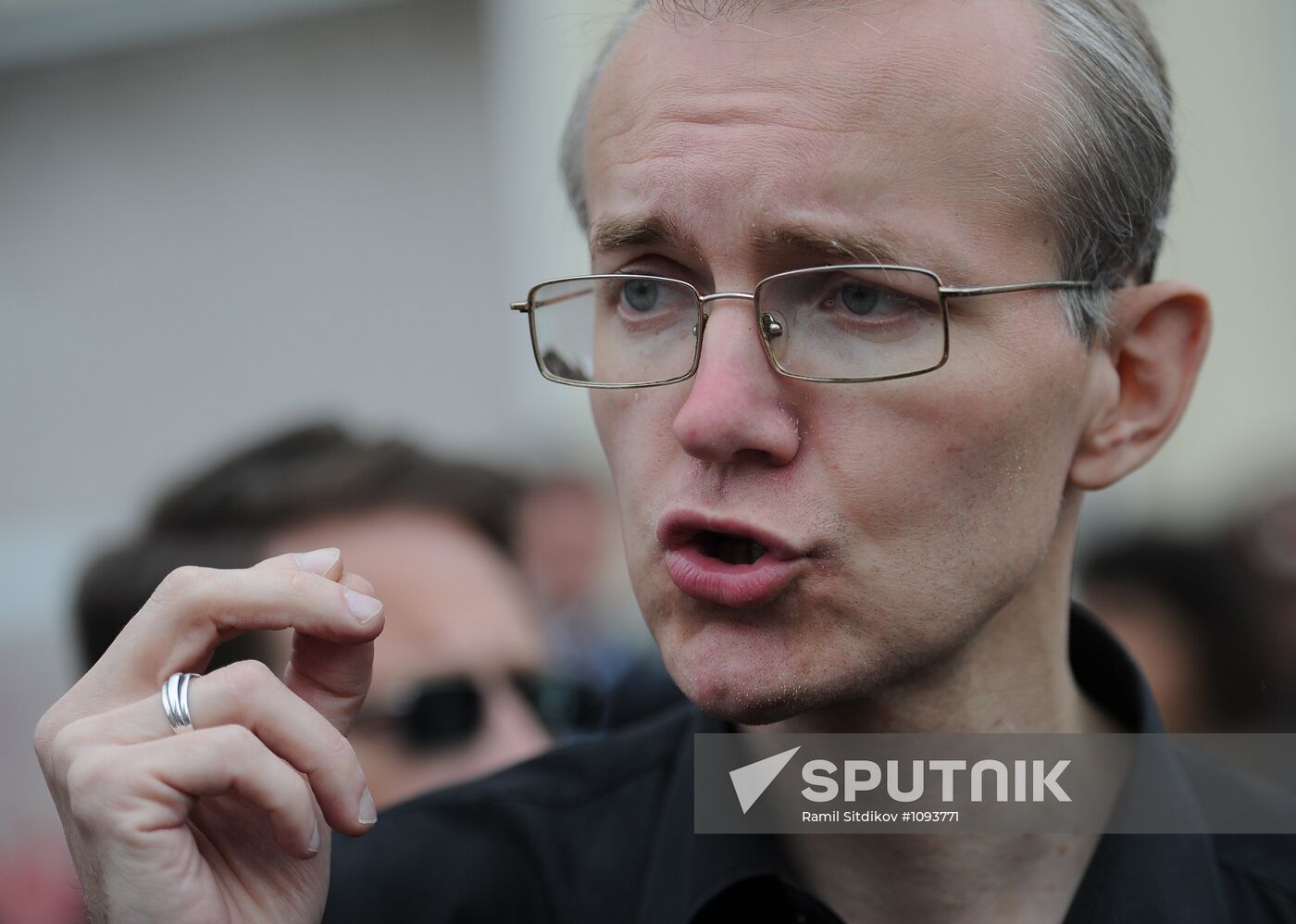 Rally in support of newly elected Astrakhan mayor