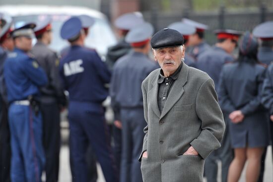 Rally in support of elected Astrakhan mayor Mikhail Stolyarov