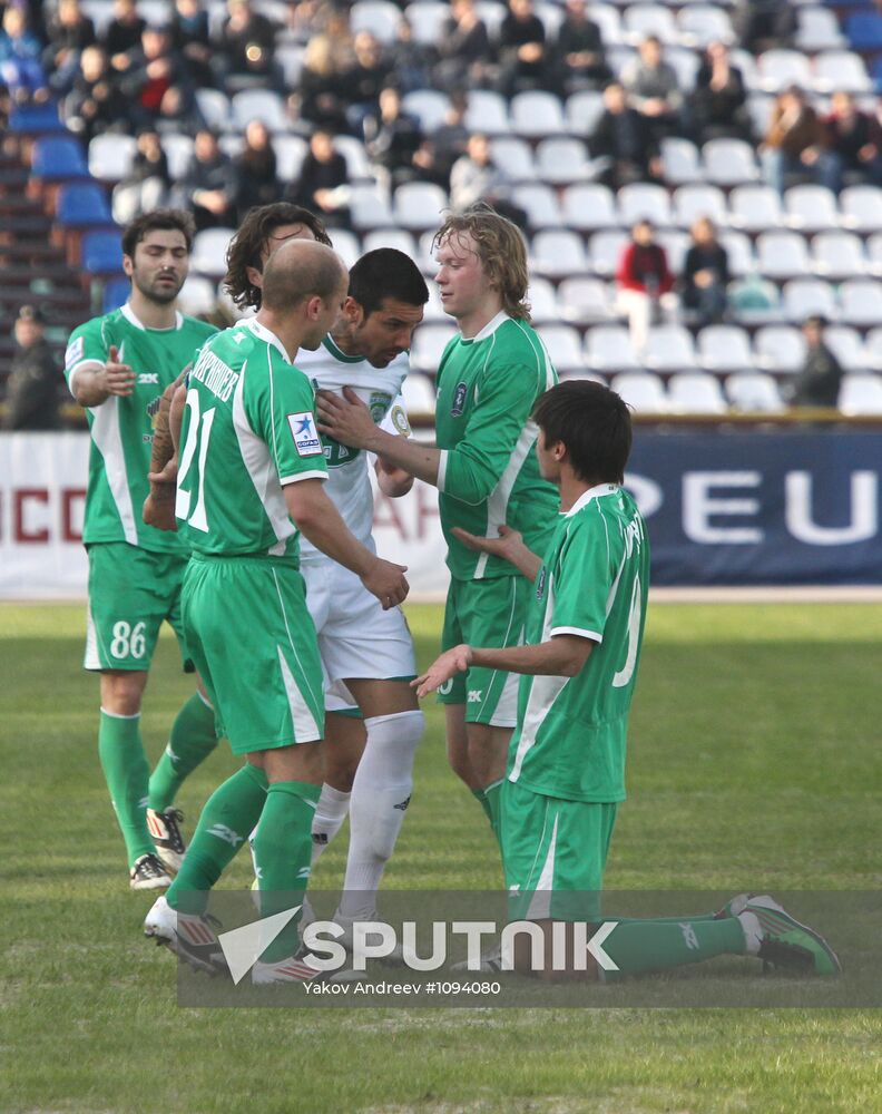 Russian Premiere League. Tom vs. Terek