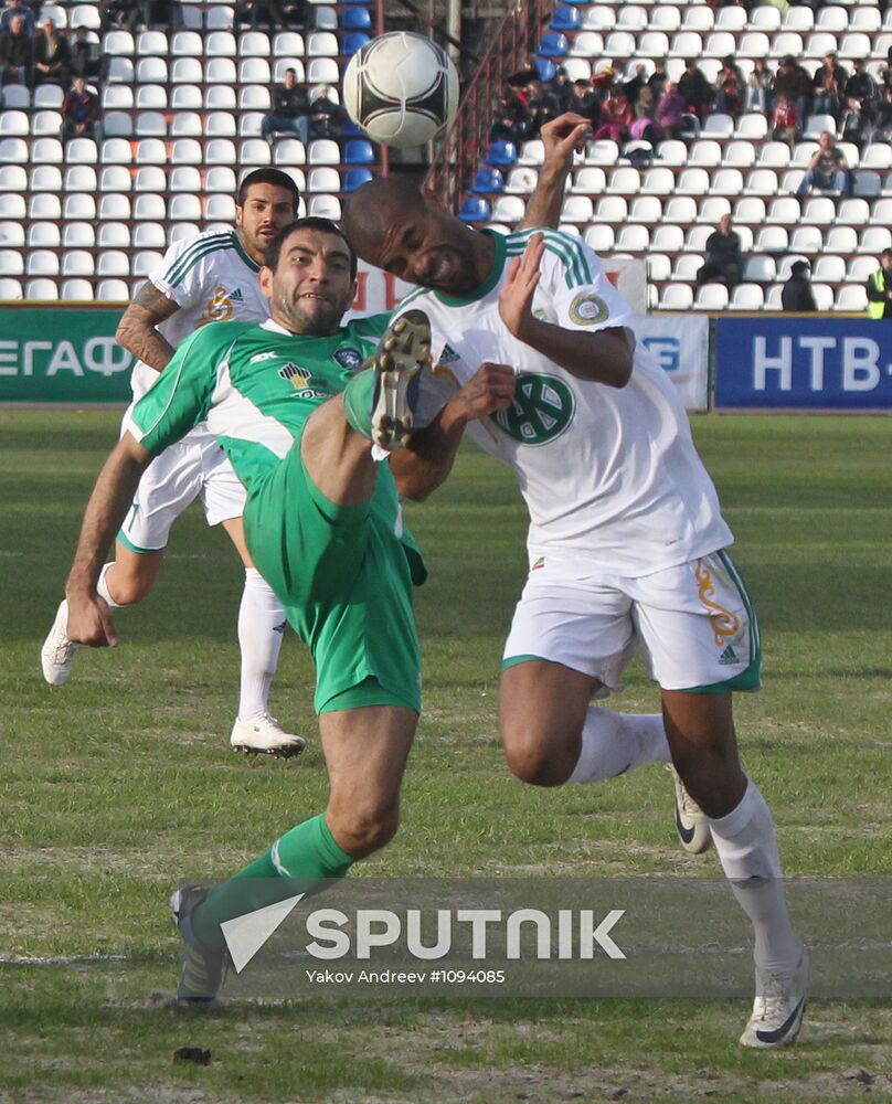 Russian Premiere League. Tom vs. Terek
