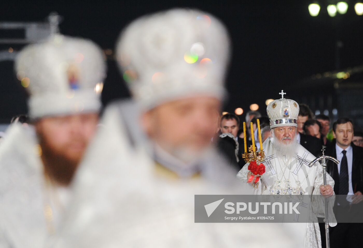 Festive Easter service held at Christ the Savior Cathedral