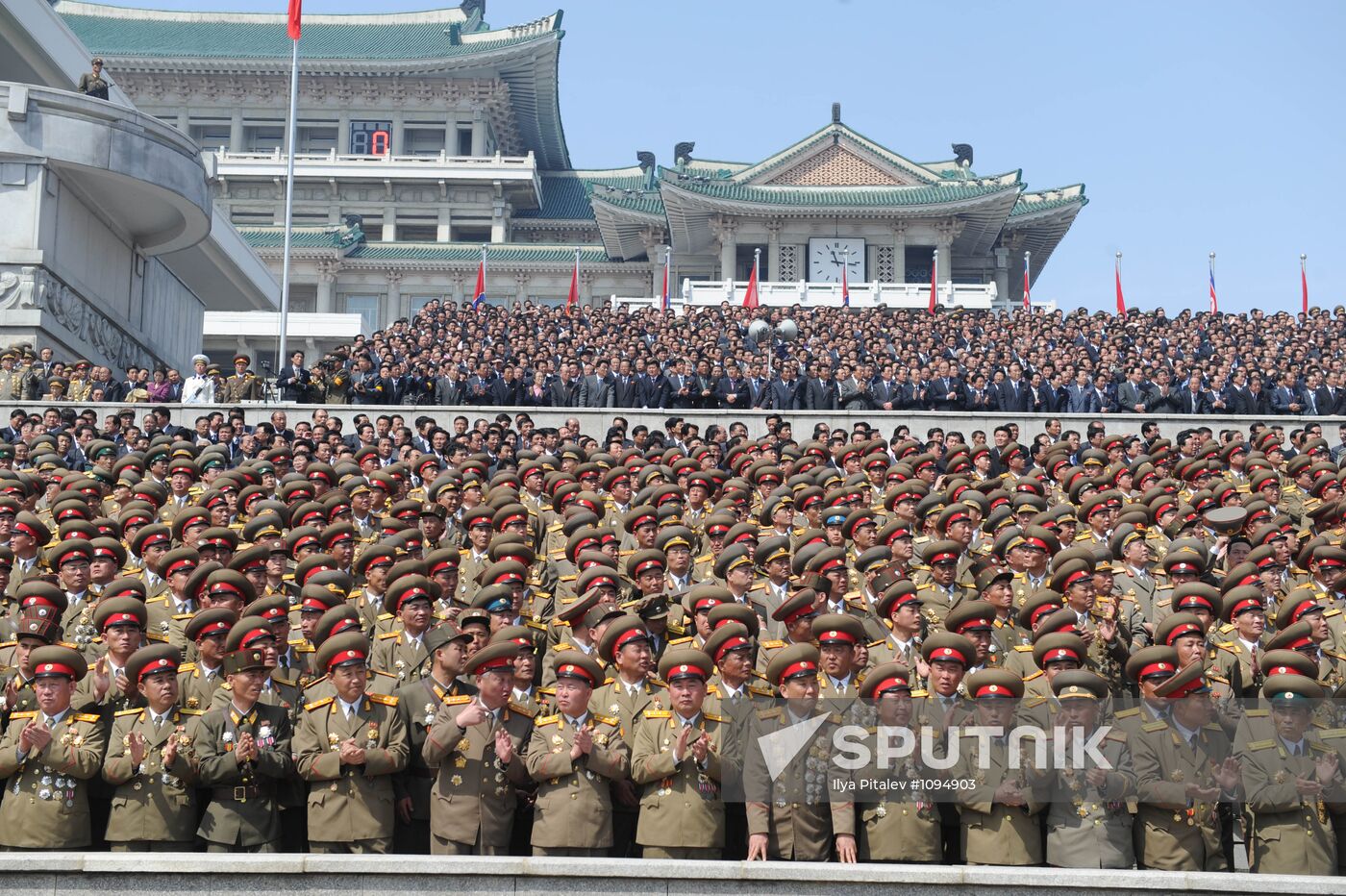 Military parade marks Kim Il-sung's 100th birthday