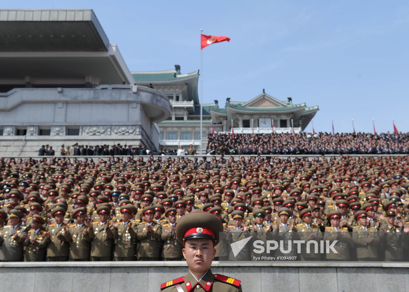 Military parade marks Kim Il-sung's 100th birthday