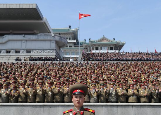 Military parade marks Kim Il-sung's 100th birthday