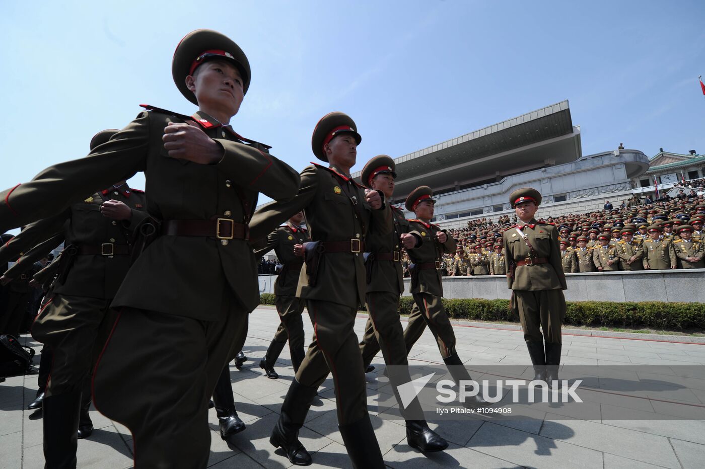 Military parade marks Kim Il-sung's 100th birthday